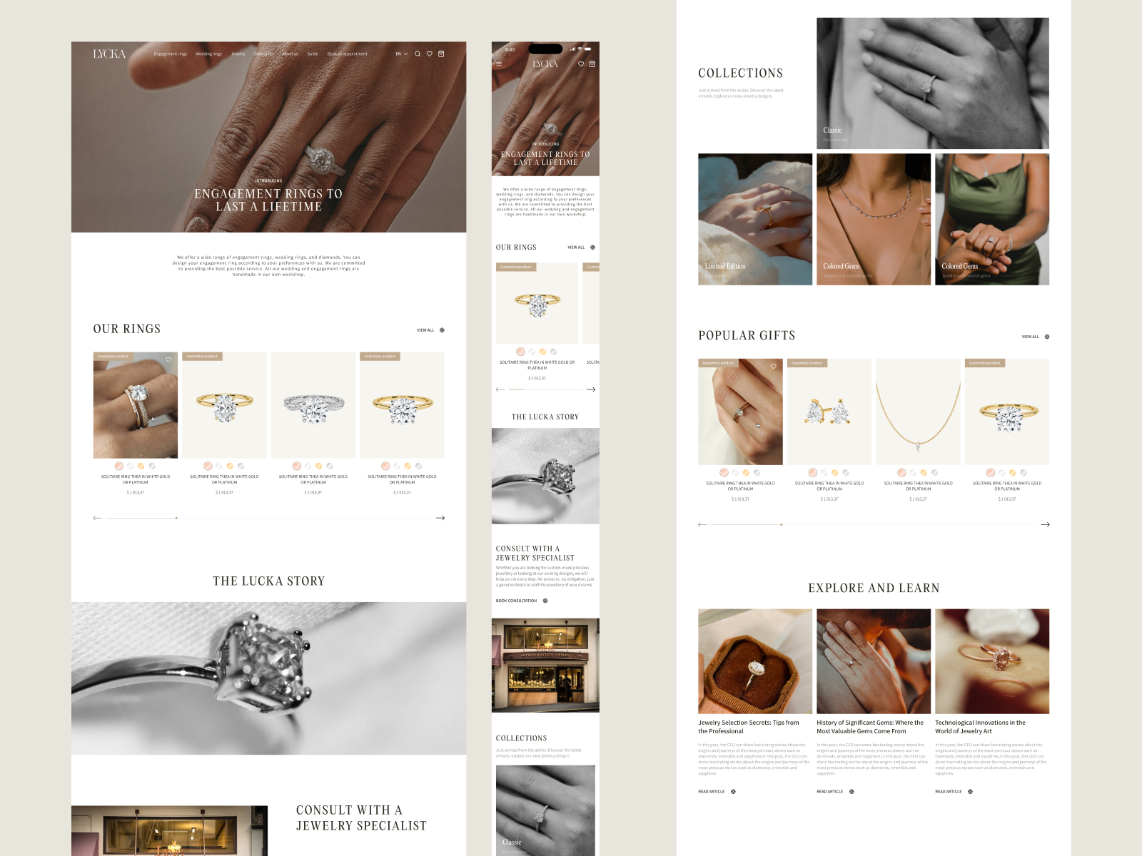 Example of E Commerce Website Design + Development
