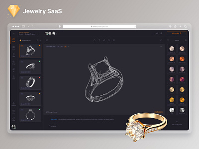 Jewelry SaaS Design jewelry application jewelry saas jit application ui saas design ux design