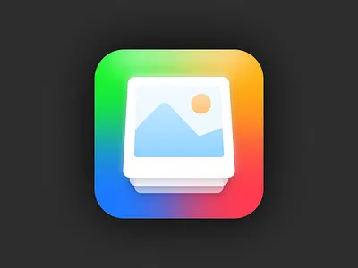 App Icon: Photo Gallery branding cha dailyui design figma graphic design illustration logo ui uiux design