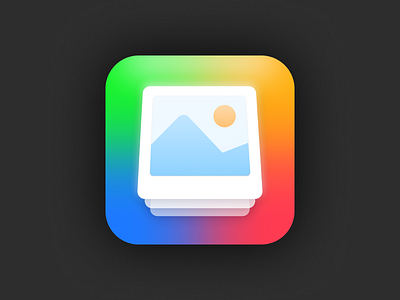 App Icon: Photo Gallery branding cha dailyui design figma graphic design illustration logo ui uiux design