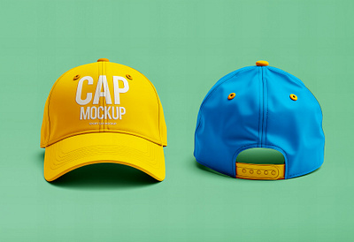 Free Cap Mockup PSD cap free mockup freebies hat mockup mockup design mockup psd psd mockup