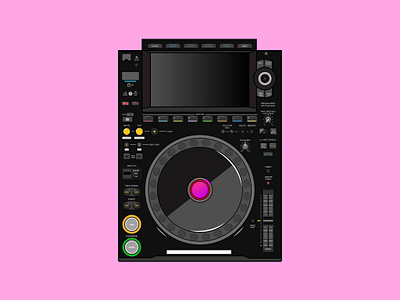 Disc Jockey art art board artist design designer flat graphic design graphics illustration illustrator art music product vector