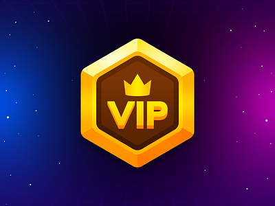 Vip Icon design game game asset game icon game ui icon icon design medal premium trophy vip badge vip icon vip medal