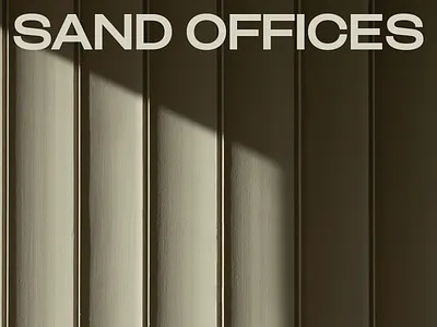 Sand Offices branding design graphic design logo logotype typography vector wordmark