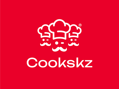 Cooks.kz branding cooks eye hat identity logo logotype