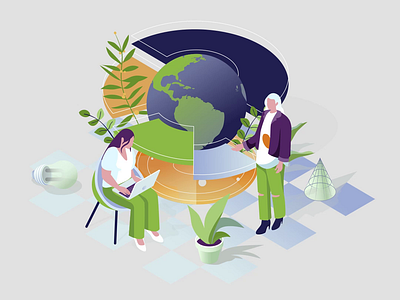 Global Business 2D Isometric Animation 2d animation business digital communication eco friendly economy environmen finances flat global business global market illustration international isometric man motion strategy teamwork woman world