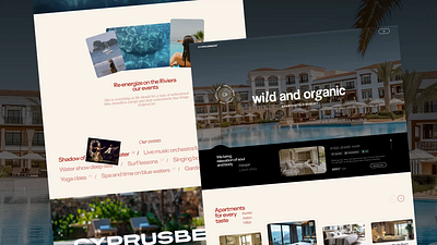 Cyprusbed hotels animation business clean cyprus design figma graphic design hotel icon illustration interface landing logo luxury motion motion graphics ui ux web