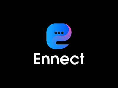 Ennect Chat Logo Design, Letter E + Speech bubble, Unused logo brand identity branding chat chat bubble chat logo design chatbot chatting conversation logo e logo design identity logo logo design logodesigner logos logotype message app logo message logo modern logo social talk logo