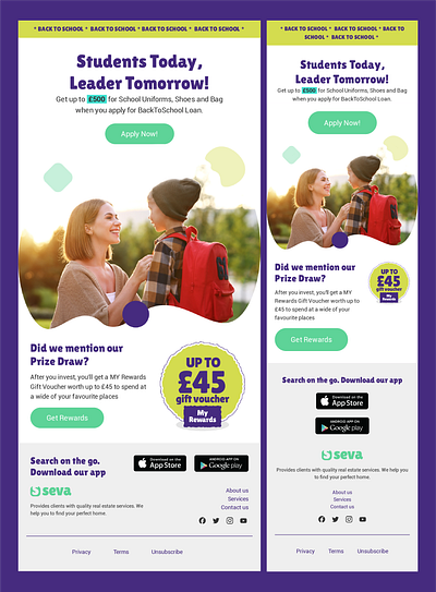 Back to School Email Design back to school back to school email design design email design email design templates email designs email newsletter email newsletter template email template email templates illustration