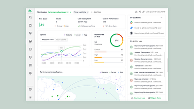 SaaS Dashboard UX/UI design 2024 2024 animation company dashboard data design devops enterprise graphs saas security software startup trend trendy ui ux web design