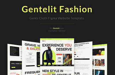 Gentelit- Cloth Fashion Figma Website Template Design branding cloth website cloth website template design fashion fashion website figma figma designer figma website gentelit gents cloth website illustration landing page landing page design ui ui designer ui kit ui template uiux website ui