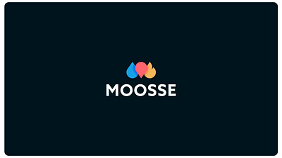 MOOSSE variations branding clean delivery design fire flame grid identity lettering location logo minimal rebranding sauna type warmth water wellness