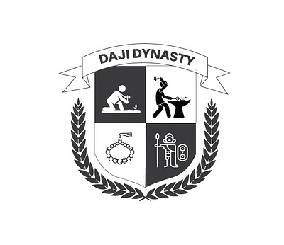 Emblem Logo : DAJI DYNASTY art branding graphicdesign illustration logo logodesigning vector