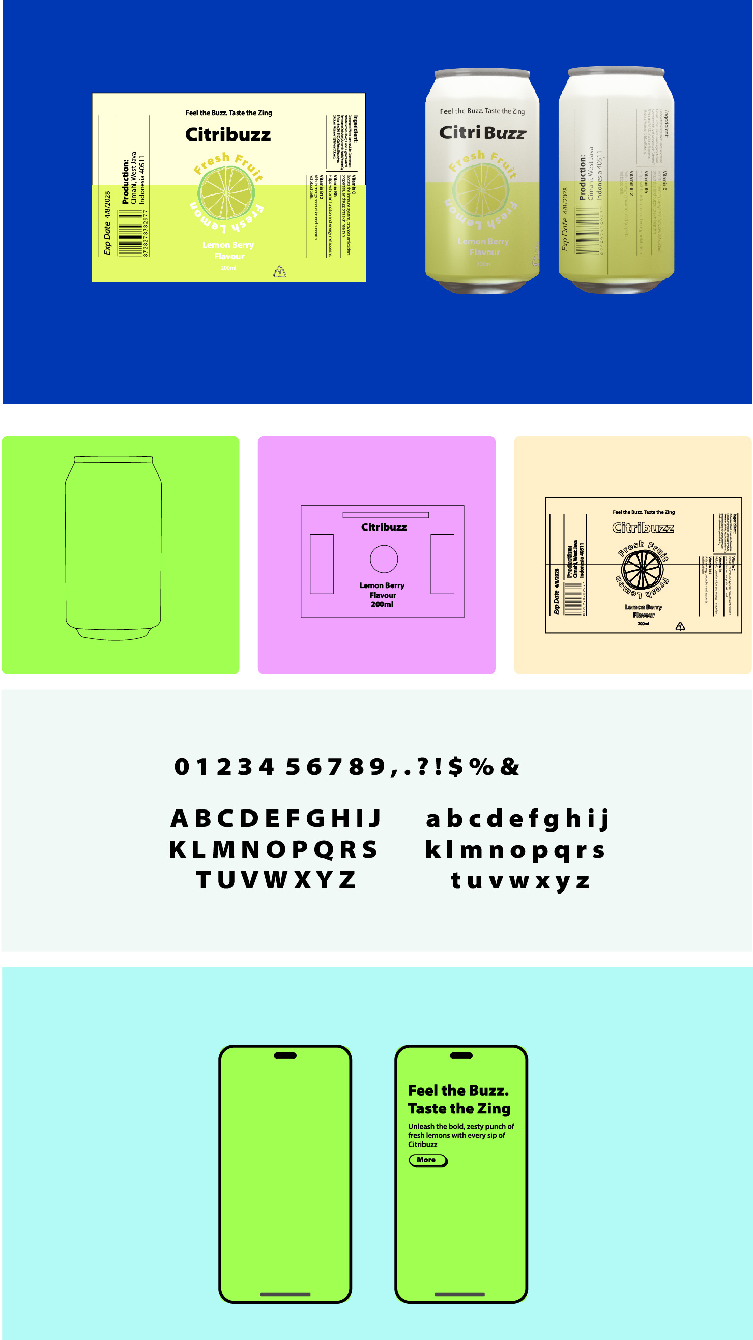 Example of Unique Product Label & Packaging Design