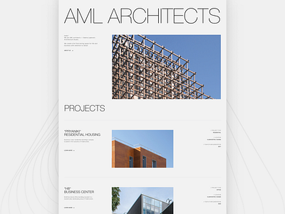 Architectural bureau website design architecture design development graphic design real estate ui ui design ux ux design web web design web site web studio