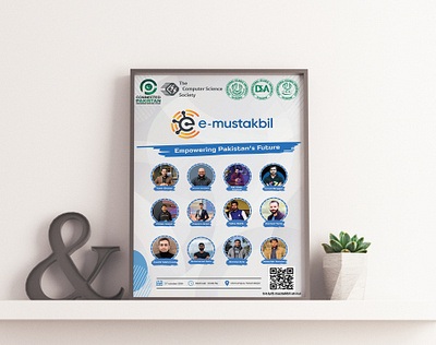 E-Mustaqbil Conference Poster animation graphic design logo ui