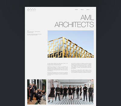 Architectural bureau website design architecture branding design graphic design logo real estate ui ui design ux ux design web web design web site web studio