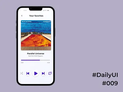 Music Player figma graphic design music player ui ux