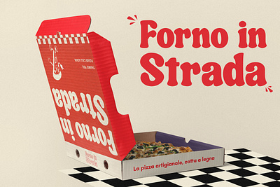 Forno in Strada branding food graphic design logo pizza