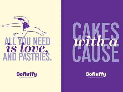 SoFluffy - Cake Shop bakery bakery logo brand identity branding cake cake logo cake shop cheesecake design dessert graphic design illustration japanese cheesecake logo logo design logotype pastry vector visual identity