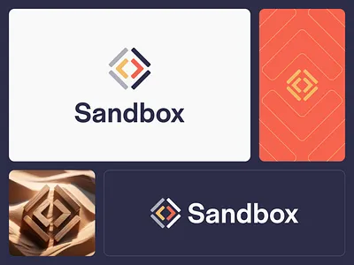 Sandbox abstract arrow arrows box creative democracy logo logo design minimal politics sandbox simple