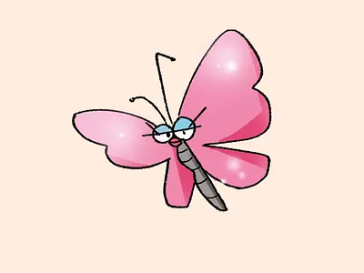 butterfly butterfly character character design emotion girl illustration nature