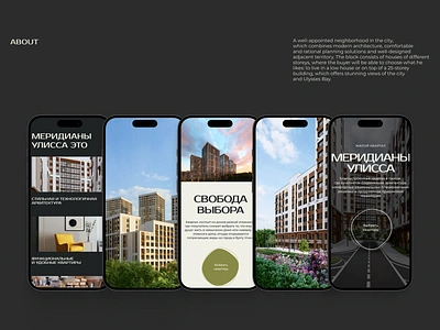 Stylish website for residential complex mobile design architecture branding design development graphic design real estate ui ui design ux ux design web web design web studio website