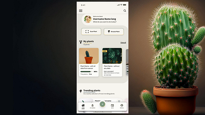 Plant care and monitoring app ai bluetooth flow chart flower graphic design green houseplant interaction design mobile plant product design prototype smartphone startup ui ux