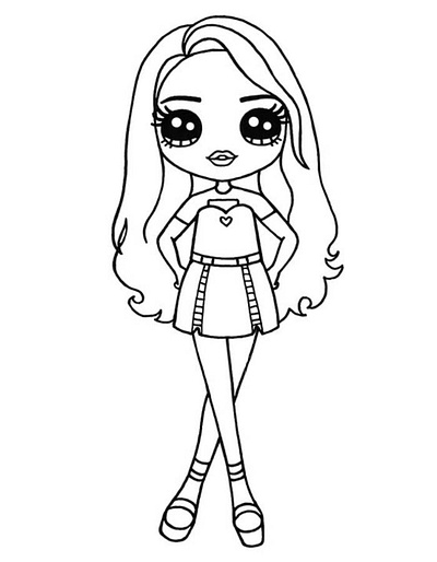 Printable LOL Doll Coloring Pages for Free coloring