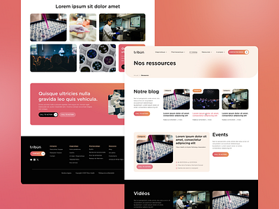 A brand new website for Tribun Health branding design graphic design ui website