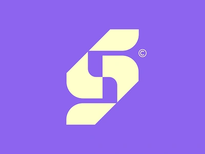 S Monogram brand commerce dynamic innovation it logistics logo loop monogram movement negative software system tech trade typography