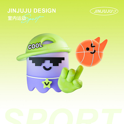 Sports social icon design 3d graphic design ui