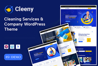 Cleeny – Cleaning Services & Repair Company WordPress Theme washing