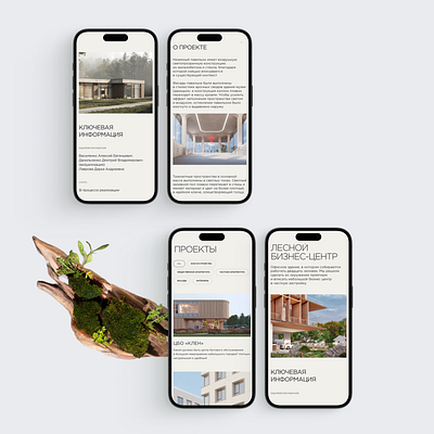 Minimalistic website for architectural bureau mobile design architecture branding design development real estate ui ui design ux ux design web web design web studio website