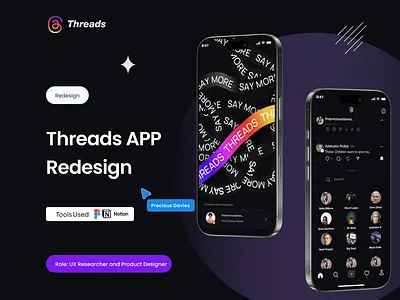 Redesign Threads App daily ui daily ui 001 instagram mobile app product design social media app threads twitter ui design