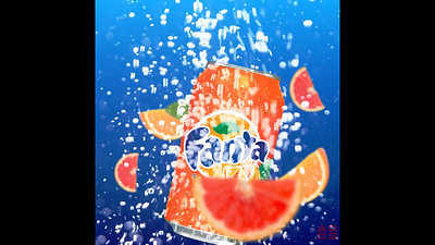 Fanta animation branding graphic design logo motion graphics