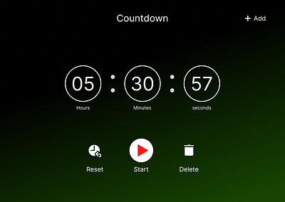 countdown timer design ui ui design ux