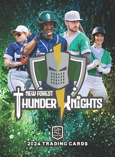 2024 Official New Forest ThunderKnights Trading Cards baseball baseball cards cards graphic design graphic designer trading cards