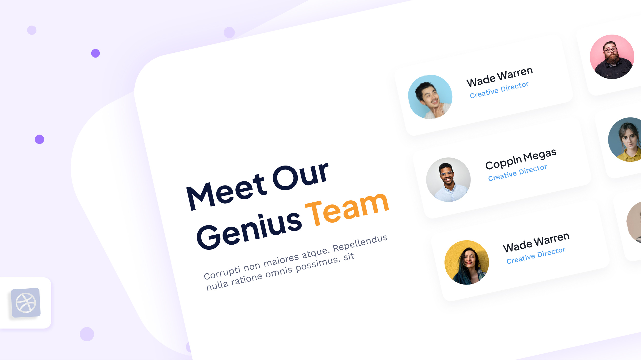 Team Section UI Design dashboard figma owner team team secton testimonials ui ui design web ui website