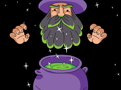 It’s not magic, it’s software! 2danimation advertising animation character hat illustration magic magician motion motiongraphics muti potions rabbit storyboard technology wand wizard