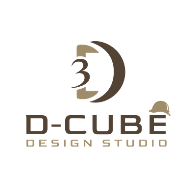 D-Cube Design Studio | Modern Minimalist Logo Design design studio logo