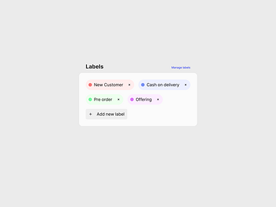 Labels UI Design daily ui dailyui label labels labels ui design ui challenge ui component ui design ui inspiration uiux