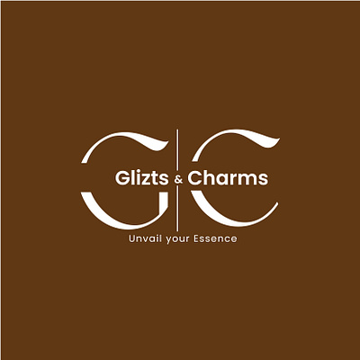 Glitz & Charms branding graphic design logo