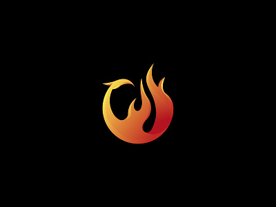 Fire Phoenix Logo fire fire phoenix log illustration phoenix