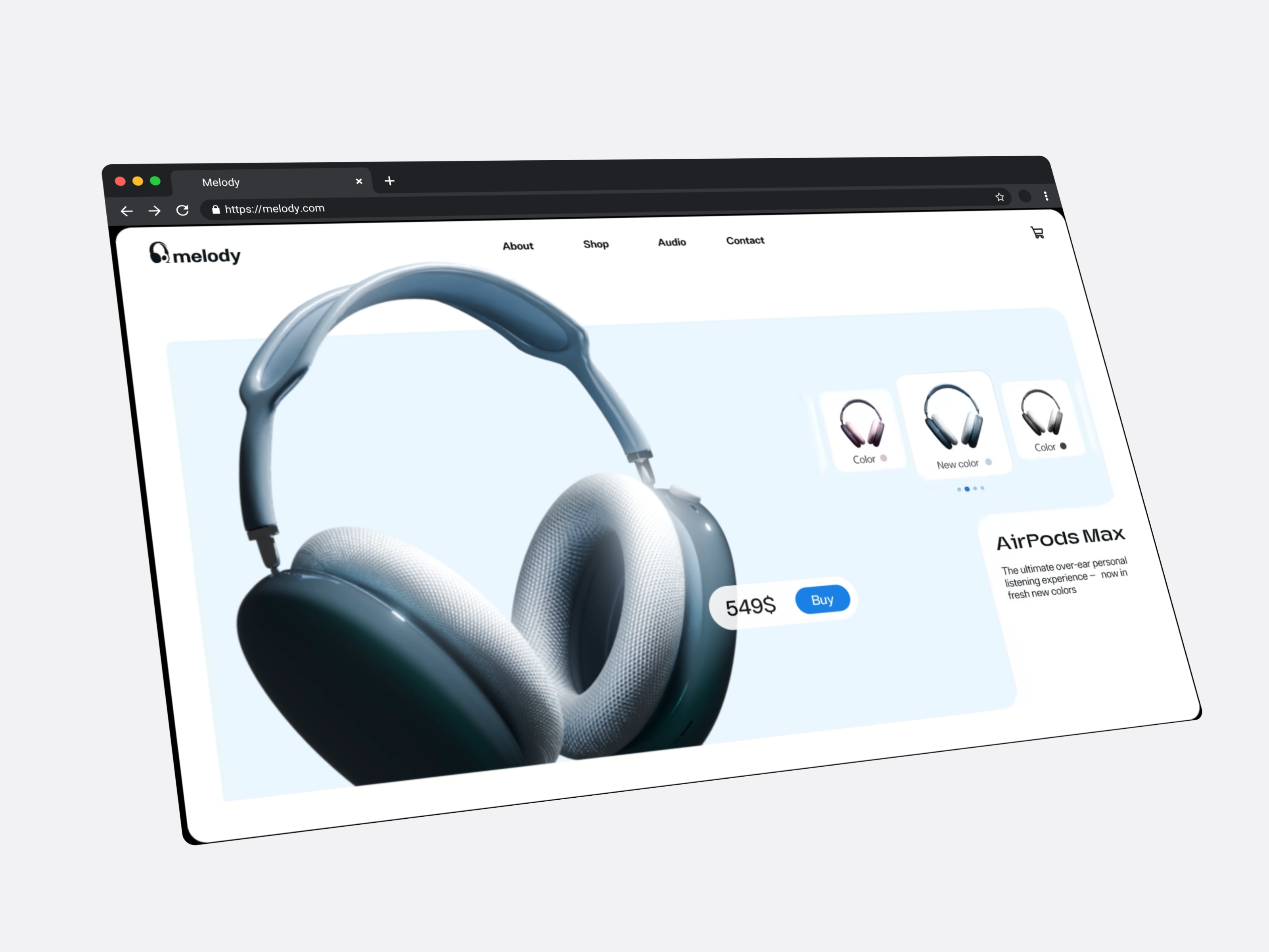 Wireless Headphones UX/UI Concept adobe ae animation figma headphones iphone ui ux
