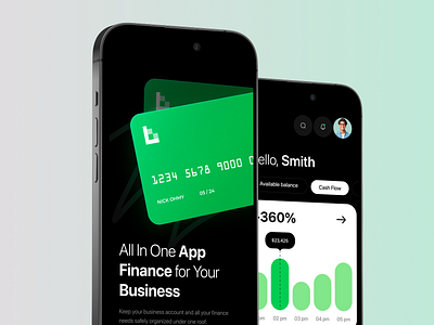 Finance App for Businesses! 📊💼 banking banking app business app digital banking digital wallet fintech minimal ui mobile mobile app modern ui payments ui ux