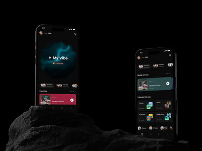 Sonance - Music App app appdesign appui creativedesign darkmodedesign mobile app modernui musicapp musicdiscovery musicinterface musicplayer song streaming ui uiux uiuxdesign userexperience userinterface