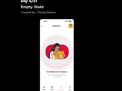 4/21-Days of Product Design Challenge by Peerlist design designer emptystate mobileanimation mobiledesign trendingdesign ui uidesign uiwork ux uxdesign webdesign