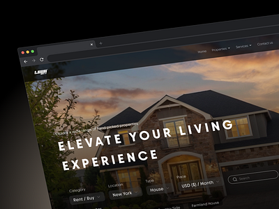 Real-estate website | Framer development animation figma framer graphic design landing page motion design motion graphics real estate real estate landing page ui user interface ux web design website