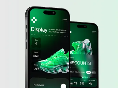 E-commerce app! 🛍️📲 dark mode e commerce e commerce app online shop order tracking product categories product page shoes store shopping shopping cart single product page store